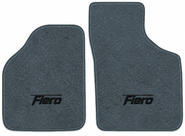 1984-1988 Pontiac Fiero Cutpile Floor Mats with Embroidered Logo Choices - 2-Piece - product image
