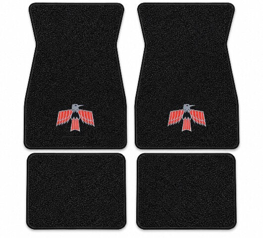 1967-1973 Pontiac Firebird Loop Floor Mats with Embroidered Logo Choices - 4-Piece - product details image 6
