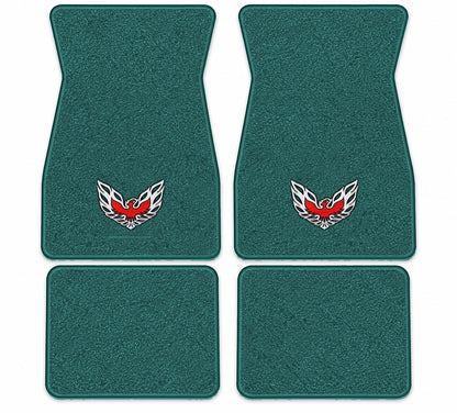 1967-1973 Pontiac Firebird Loop Floor Mats with Embroidered Logo Choices - 4-Piece - product details image 11