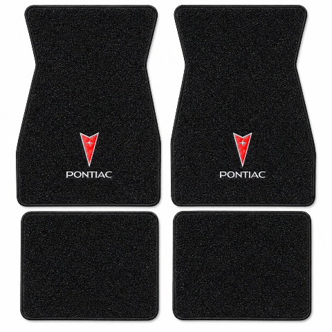 1977 Pontiac Grand Prix Cutpile Floor Mats with Embroidered Logo Choices - 4-Piece - product details image 2
