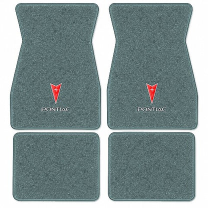 1977 Pontiac Grand Prix Cutpile Floor Mats with Embroidered Logo Choices - 4-Piece - product image