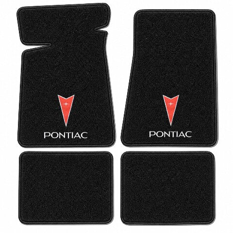 1982-1987 Pontiac Grand Prix Cutpile Floor Mats with Embroidered Logo Choices - 4-Piece - product details image 3