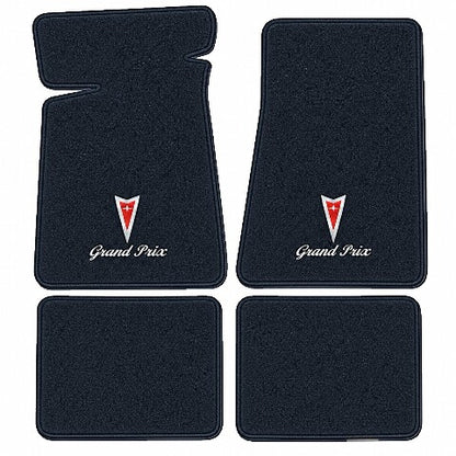 1982-1987 Pontiac Grand Prix Cutpile Floor Mats with Embroidered Logo Choices - 4-Piece - product image