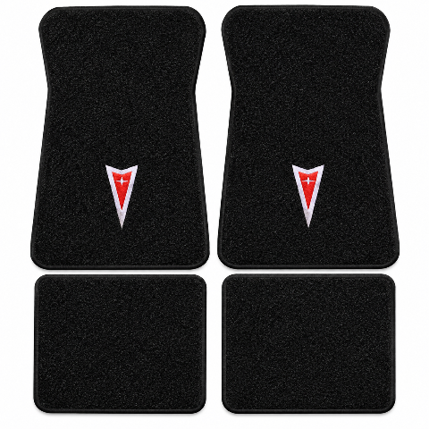 1974-1975 Pontiac Grandville Cutpile Floor Mats with Embroidered Logo Choices - 4-Piece - product details image 2
