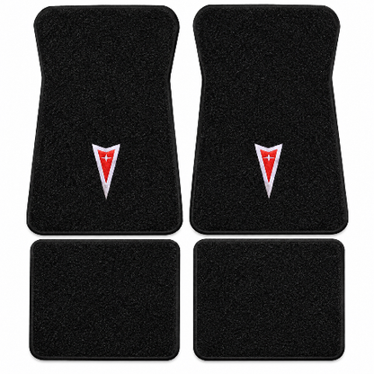 1974-1975 Pontiac Grandville Cutpile Floor Mats with Embroidered Logo Choices - 4-Piece - product details image 2