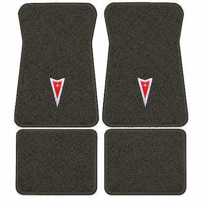 1974-1975 Pontiac Grandville Cutpile Floor Mats with Embroidered Logo Choices - 4-Piece - product image