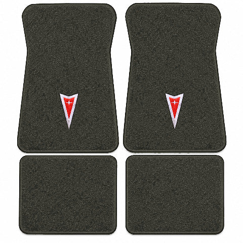 1974-1975 Pontiac Grandville Cutpile Floor Mats with Embroidered Logo Choices - 4-Piece - product image