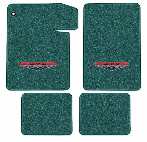 1964-1965 Pontiac GTO Loop Floor Mats with Embroidered Logo Choices - 4-Piece - product image