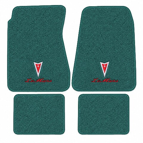 1968-1972 Pontiac LeMans Loop Floor Mats with Embroidered Logo Choices - 4-Piece - product image