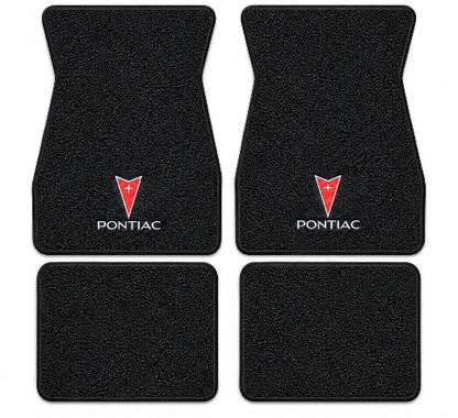 1973 Pontiac LeMans Loop Floor Mats with Embroidered Logo Choices - 4-Piece - product details image 2