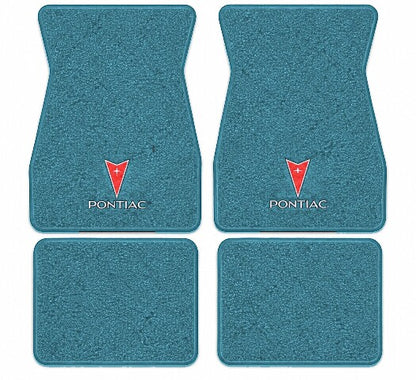 1973 Pontiac LeMans Loop Floor Mats with Embroidered Logo Choices - 4-Piece - product image