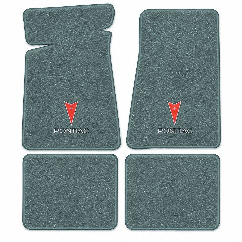 1978-81 Pontiac LeMans Safari 4DR Wagon Cutpile Floor Mats with Embroidered Logo Choices - 4-Piece - product image