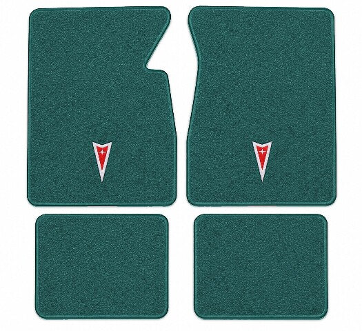 1960-1964 Pontiac Star Chief Loop Floor Mats with Embroidered Logo Choices - 4-Piece - product image