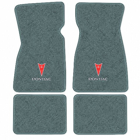 1976-1980 Pontiac Sunbird Cutpile Floor Mats with Embroidered Logo Choices - 4-Piece - product image