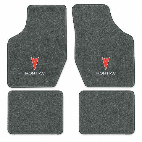 1986-1994 Pontiac Sunbird Cutpile Floor Mats with Embroidered Logo Choices - 4-Piece - product image