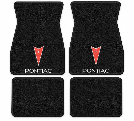1970-1973 Pontiac Firebird Trans Am Loop Floor Mats with Embroidered Logo Choices - 4-Piece - product details image 3