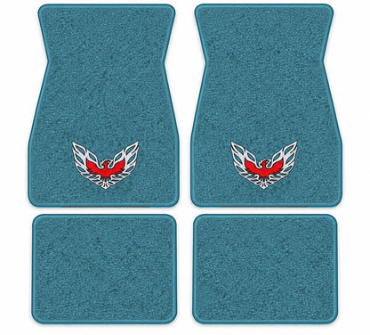 1970-1973 Pontiac Firebird Trans Am Loop Floor Mats with Embroidered Logo Choices - 4-Piece - product details image 8