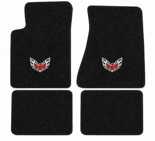 1982-84 Pontiac Firebird Trans Am Molded Floor Mats with Embroidered Logo Choices - 4-Piece - product details image 3