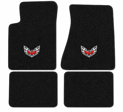 1982-84 Pontiac Firebird Trans Am Molded Floor Mats with Embroidered Logo Choices - 4-Piece - product details image 3