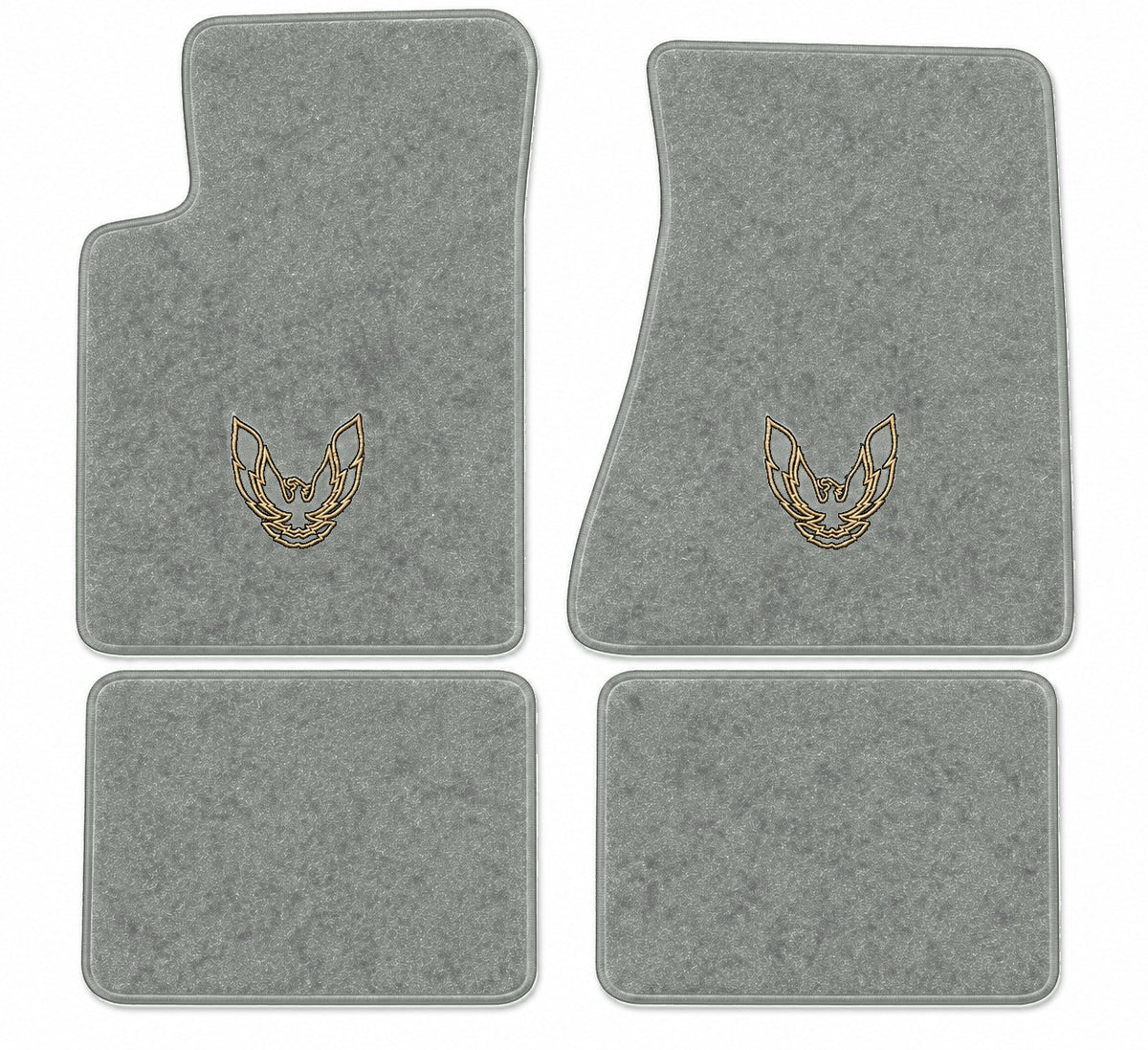 1982-84 Pontiac Firebird Trans Am Molded Floor Mats with Embroidered Logo Choices - 4-Piece - product details image 8