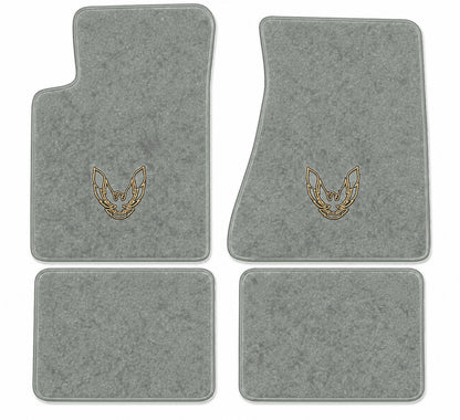 1982-84 Pontiac Firebird Trans Am Molded Floor Mats with Embroidered Logo Choices - 4-Piece - product details image 8
