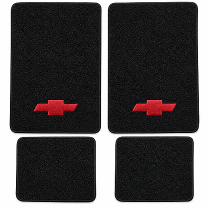 1992-1994 Chevy Blazer Cutpile Floor Mats with Embroidered Logo Choices - 4-Piece - product details image 2