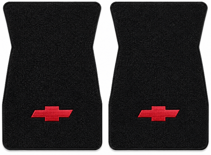 1974-1977 Chevy El Camino Cutpile Floor Mats with Embroidered Logo Choices - 2-Piece - product details image 2