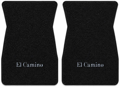 1974-1977 Chevy El Camino Cutpile Floor Mats with Embroidered Logo Choices - 2-Piece - product details image 4