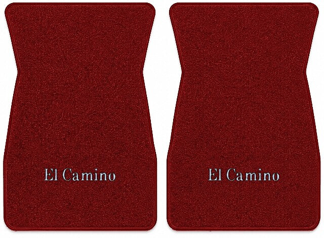 1974-1977 Chevy El Camino Cutpile Floor Mats with Embroidered Logo Choices - 2-Piece - product image