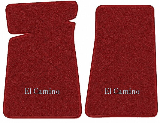 1978-1987 Chevy El Camino Cutpile Floor Mats with Embroidered Logo Choices - 2-Piece - product image