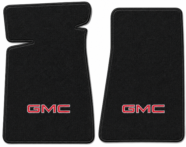 1978-1987 GMC Caballero Cutpile Floor Mats with Embroidered Logo Choices - 2-Piece - product details image 2