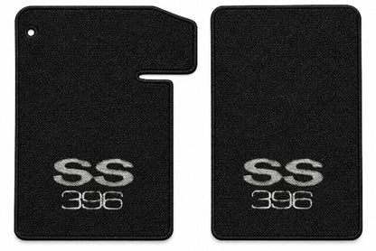 1964-1967 Chevy El Camino Loop Floor Mats with Embroidered Logo Choices - 2-Piece - product details image 4