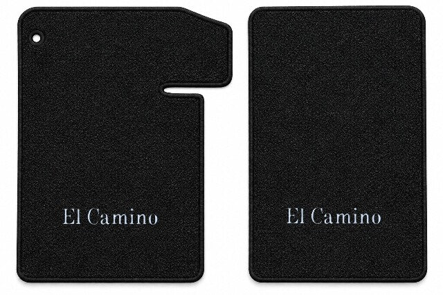 1964-1967 Chevy El Camino Loop Floor Mats with Embroidered Logo Choices - 2-Piece - product details image 6