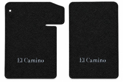 1964-1967 Chevy El Camino Loop Floor Mats with Embroidered Logo Choices - 2-Piece - product details image 6