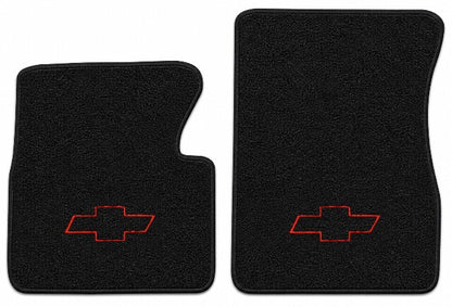 1955-1958 Chevy Truck Loop Floor Mats with Embroidered Logo Choices - 2-Piece - product details image 3