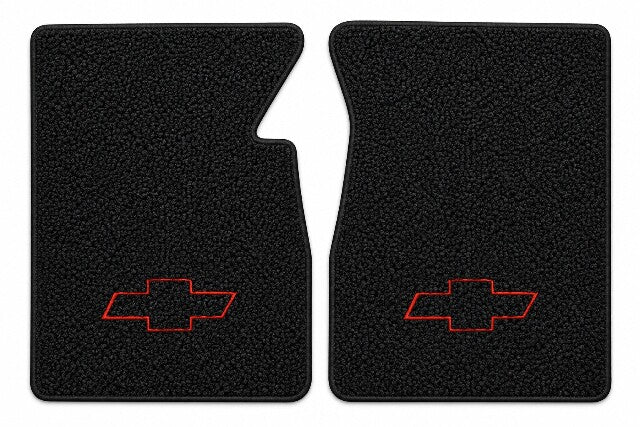 1960-1966 Chevy C10 Loop Floor Mats with Embroidered Logo Choices - 2-Piece - product details image 3