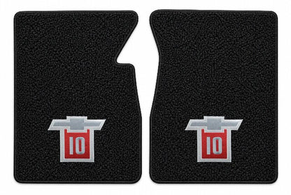 1960-1966 Chevy C10 Loop Floor Mats with Embroidered Logo Choices - 2-Piece - product details image 6