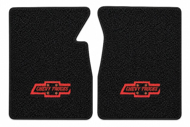 1967-1970 Chevy C10 Loop Floor Mats with Embroidered Logo Choices - 2-Piece - product details image 7