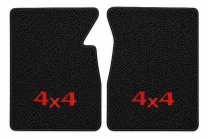 1967-1970 Chevy C10 Loop Floor Mats with Embroidered Logo Choices - 2-Piece - product details image 3