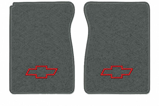 1975-1983 Chevy C10 Cutpile Floor Mats with Embroidered Logo Choices - 2-Piece - product image