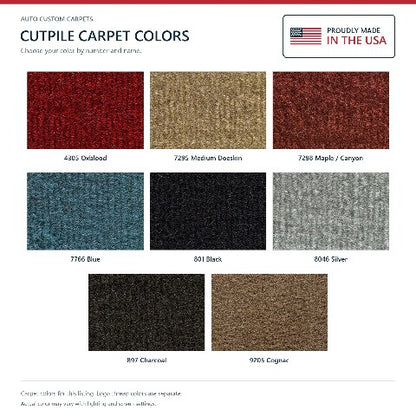 1983-1991 GMC S15 Jimmy Cutpile Floor Mats with Embroidered Logo Choices - 4-Piece - product details image 6