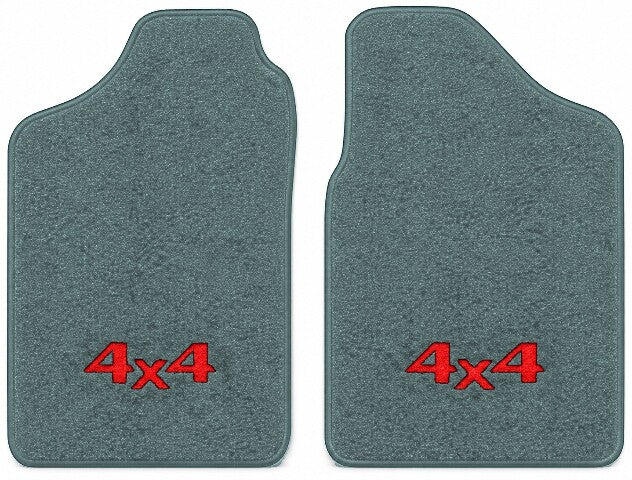1986-1987 Isuzu Cutpile Floor Mats with Embroidered Logo Choices - 2-Piece - product image
