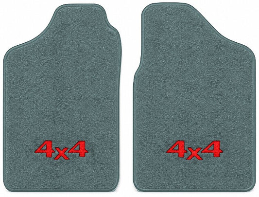 1986-1987 Isuzu Cutpile Floor Mats with Embroidered Logo Choices - 2-Piece - product image