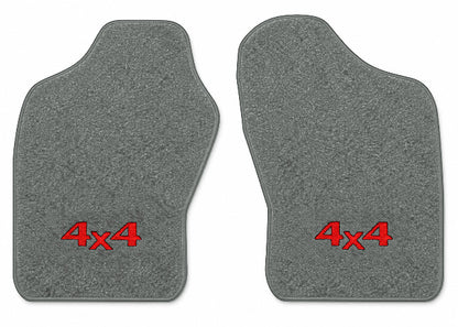 1983-1987 Mitsubishi Mighty Max Cutpile Floor Mats with Embroidered Logo Choices - 2-Piece - product image