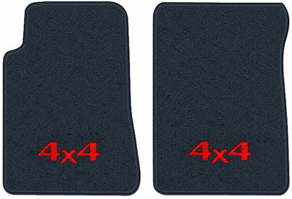 1993-1994 Toyota T100 Cutpile Floor Mats with Embroidered Logo Choices - 2-Piece - product image