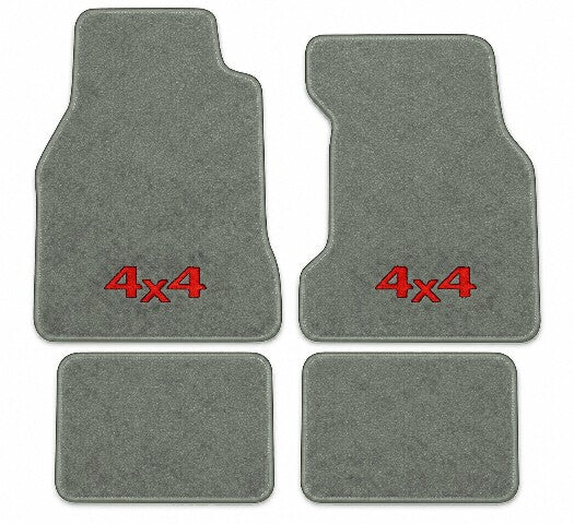 1984-1989 Toyota 4Runner Cutpile Floor Mats with Embroidered Logo Choices - 4-Piece - product image