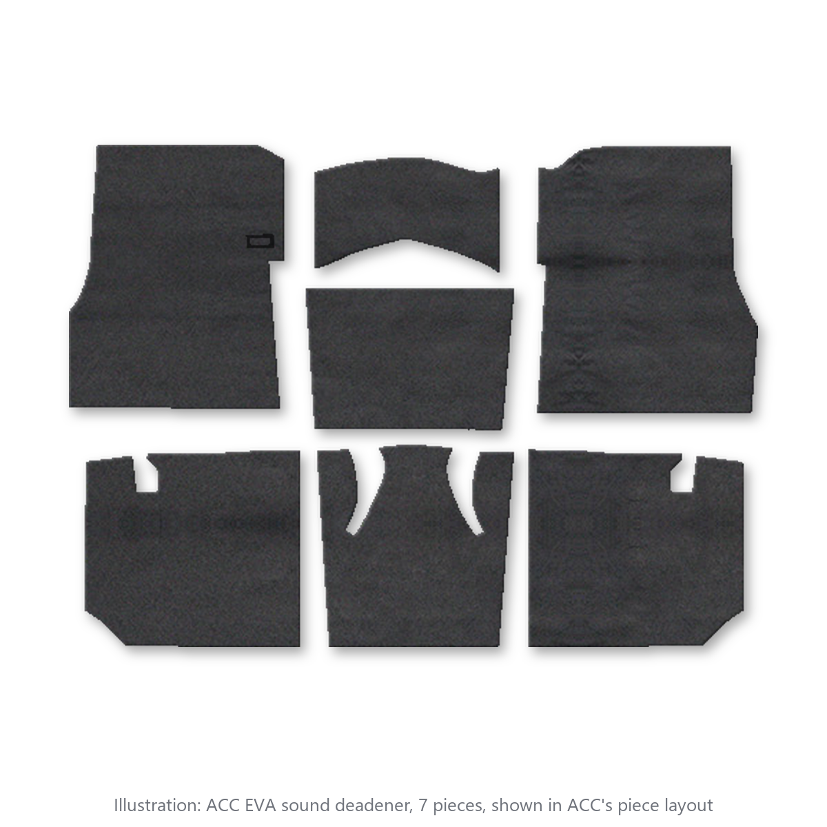 1955-1957 Buick Roadmaster EVA Sound Deadening Kit - 7-Piece - product image