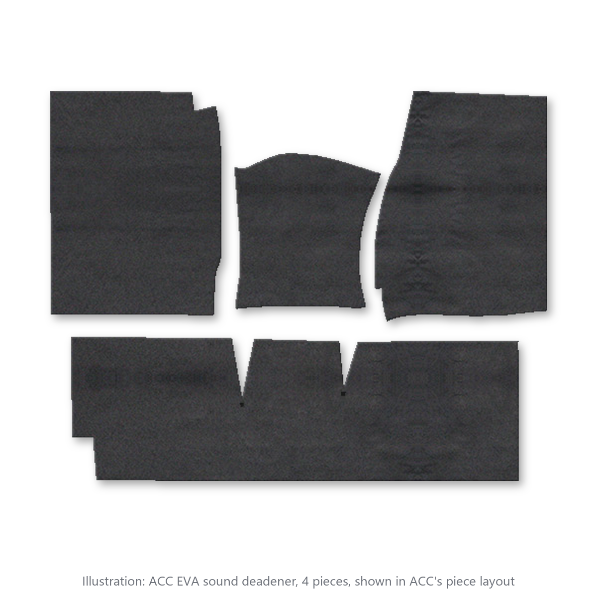 1966 GMC 1000 EVA Sound Deadening Kit - 4-Piece - product image