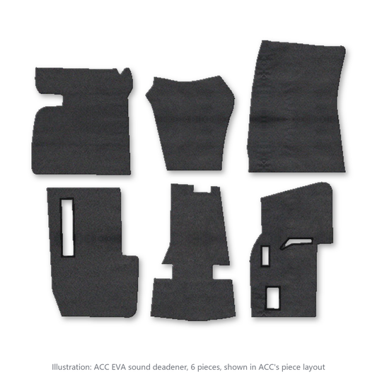 1970 Plymouth Fury Gran Coupe EVA Sound Deadening Kit - 6-Piece - product image