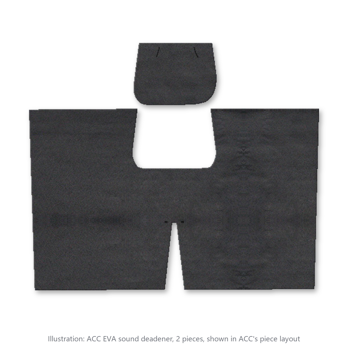 1964-1967 Dodge D200 Series EVA Sound Deadening Kit - 2-Piece - product image